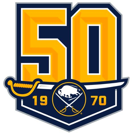 Buffalo Sabres 2020 Anniversary Logo fabric transfer